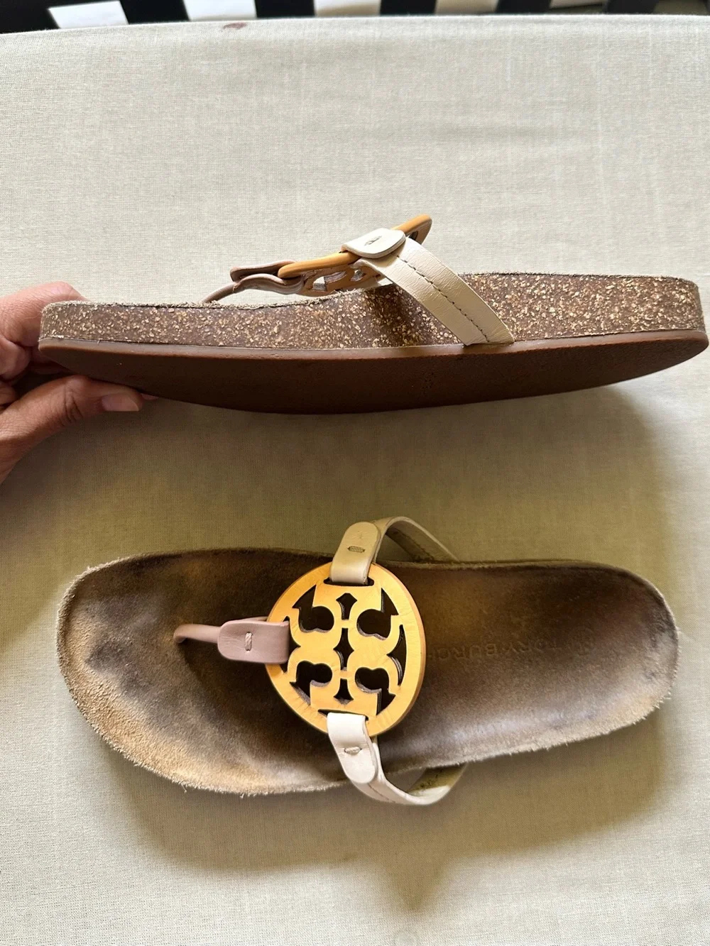 Tory Burch  Miller Logo Thong Sandals